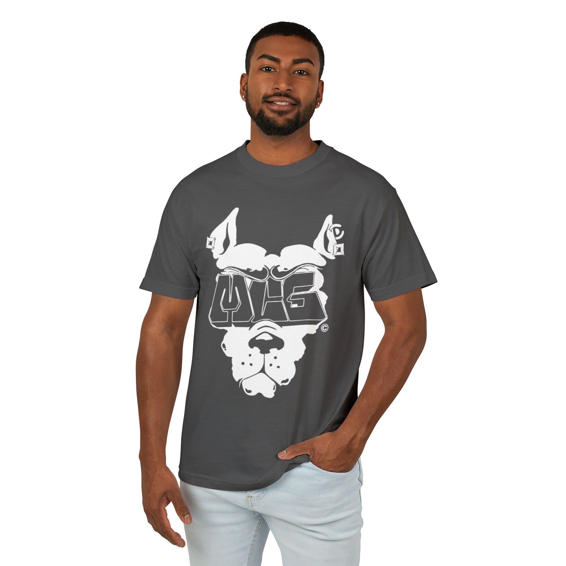 MCG* "GHETTO STAR" Unisex Garment-Dyed Heavyweight Cotton Tee