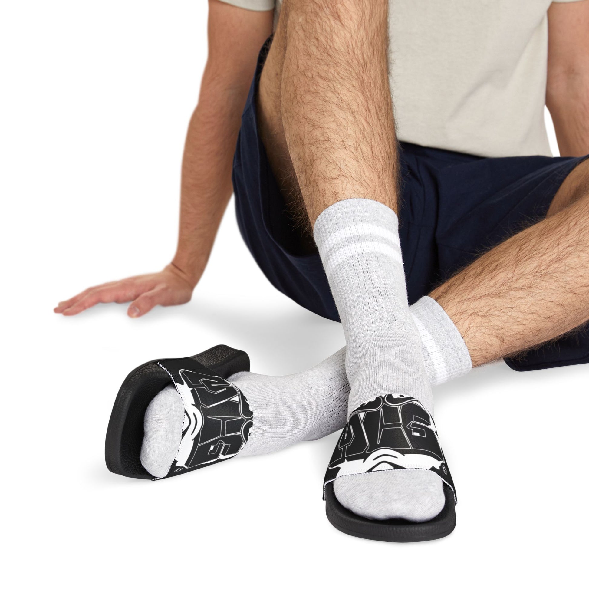 MCG*Face Unisex Removable-Strap Slides