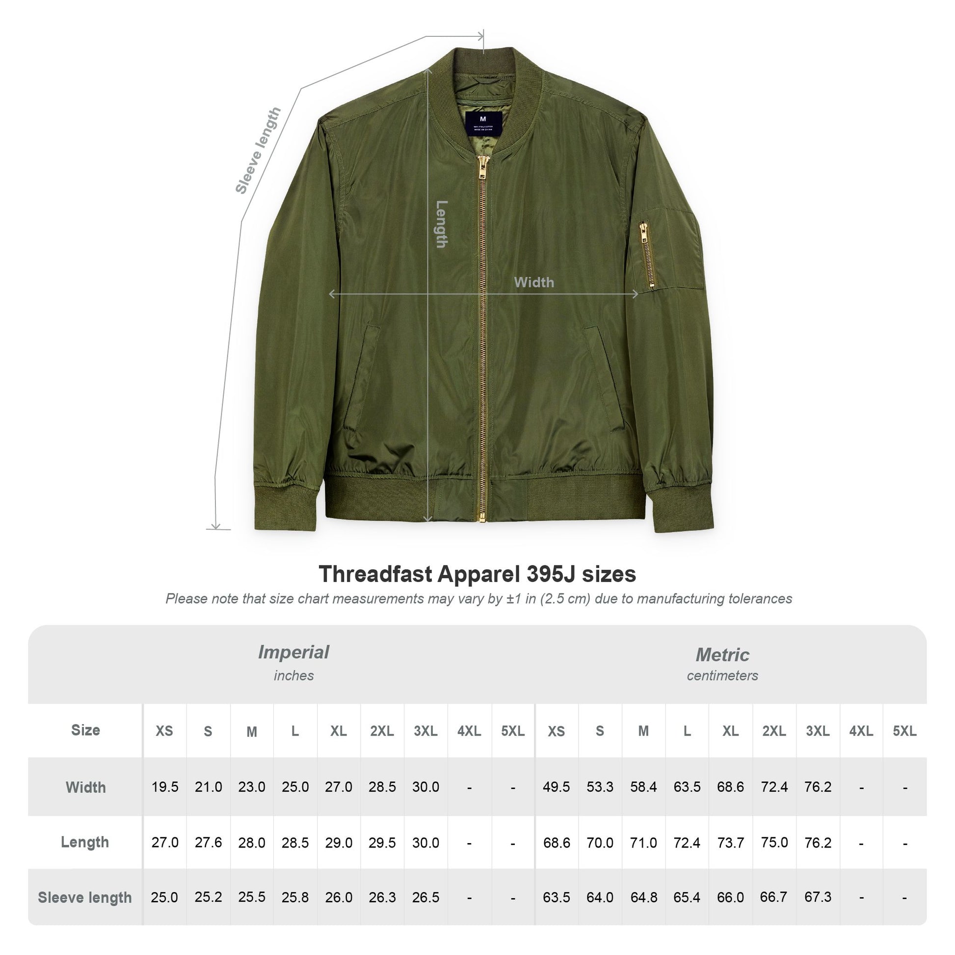 MCG* Bomber Jacket (Embroidery)