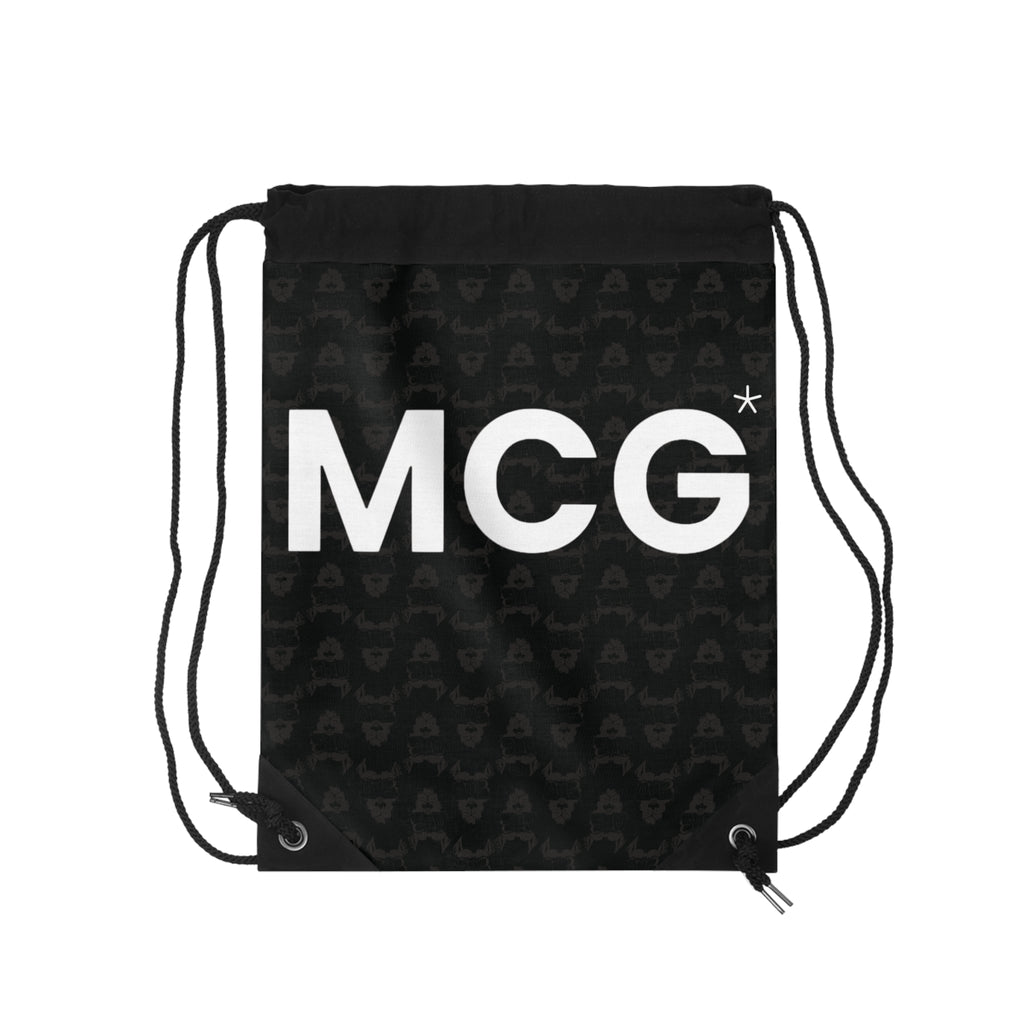 MCG*&Face Blk Print Drawstring Back Pack