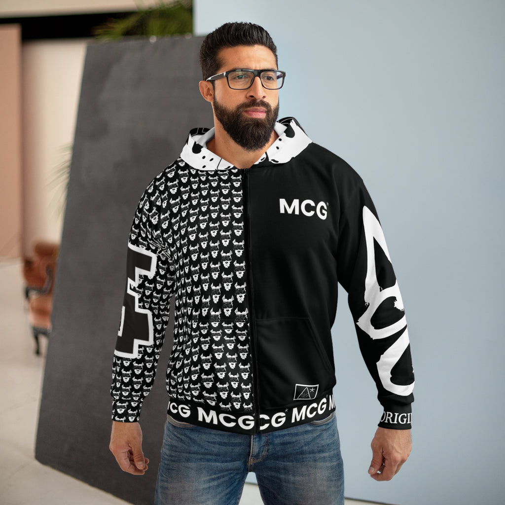MCG* Print Unisex  Zip Hoodie