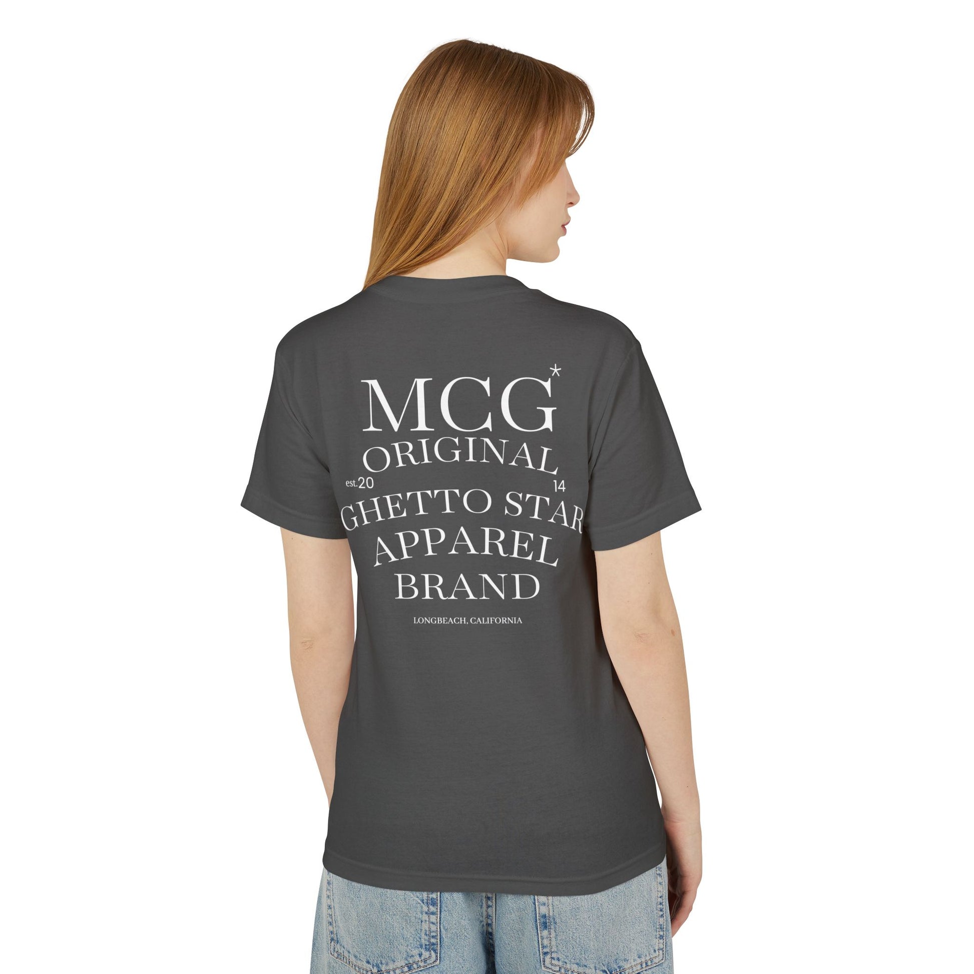 MCG* "GHETTO STAR" Unisex Garment-Dyed Heavyweight Cotton Tee