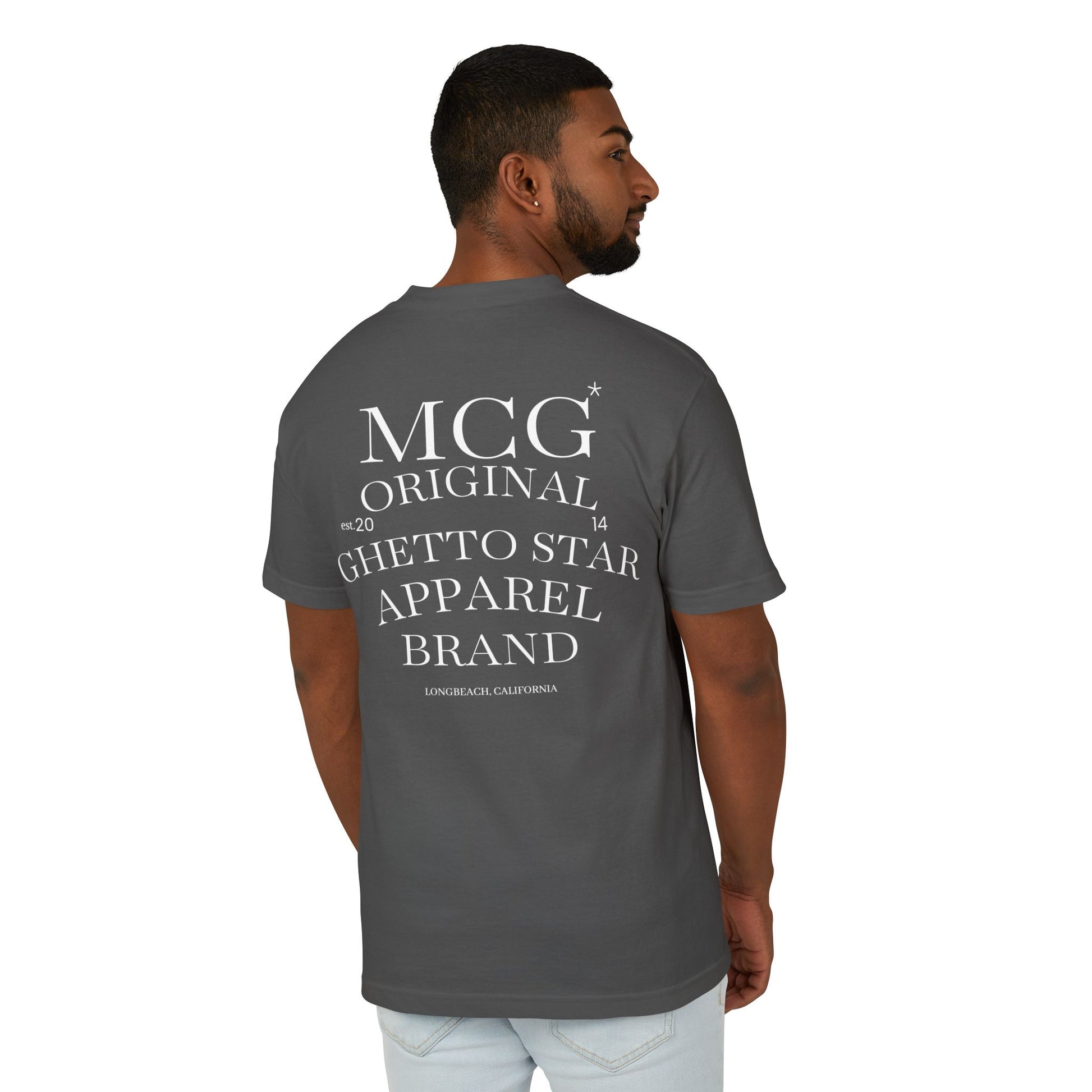 MCG* "GHETTO STAR" Unisex Garment-Dyed Heavyweight Cotton Tee