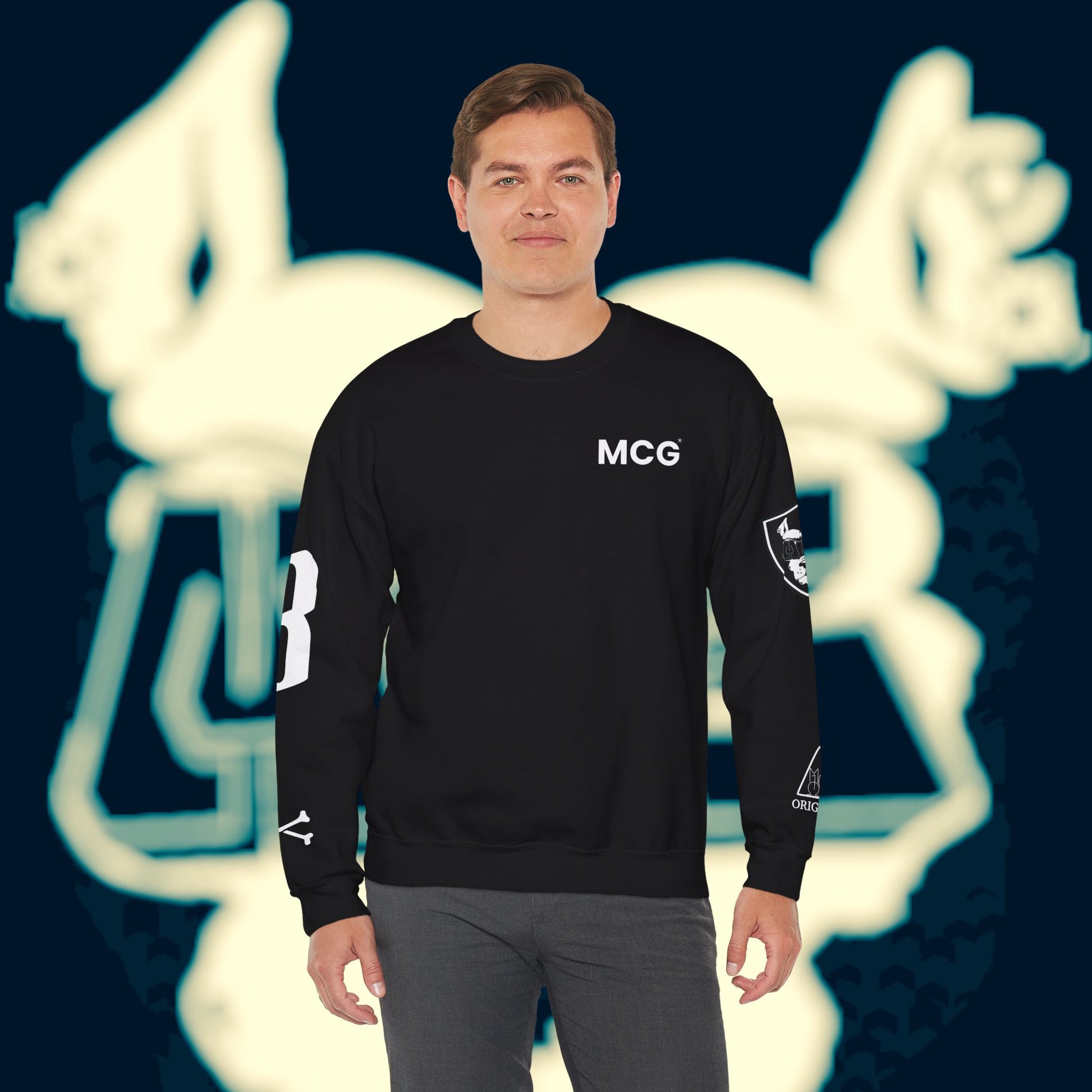 MCG* Crest Unisex Heavy Blend™ Crewneck Sweatshirt